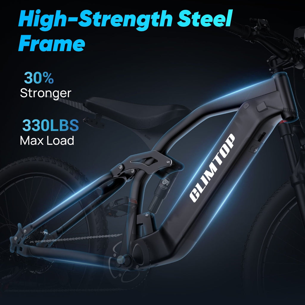 Electric Dirt Bike for Adults/Teens,Peak 2600W,Anti Theft Alarm Electric Motorcycle,60V 23AH,Max 100 Miles Removabale Battery,14/12 Tire Mountain Bike UL2849