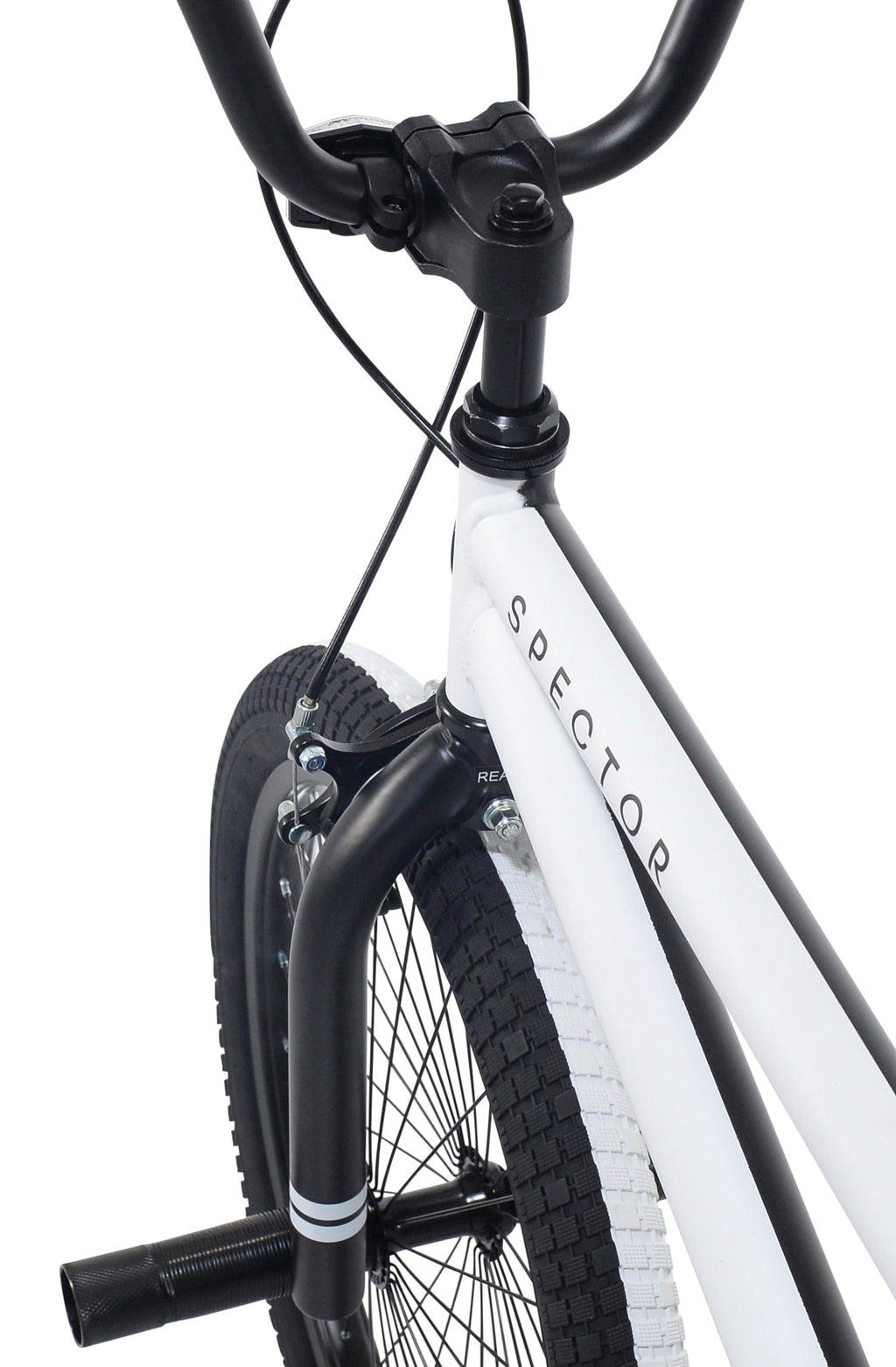 20 Kent Bicycles Spector BMX Bicycle, Fits Rider 4'2 - 5', Black/White, Child/Tween/Teen, Unisex