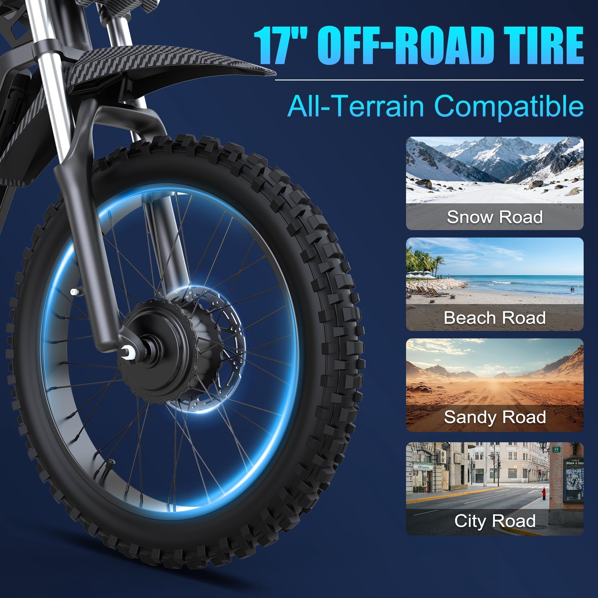 Moveloop 1500W Peak Electric Bikes for Adults, 20 Fat Tire Ebike, 31MPH & 70 Miles Range, 48V 15.6Ah Removable Battery, Full Suspension and 7-Speed, UL 2849