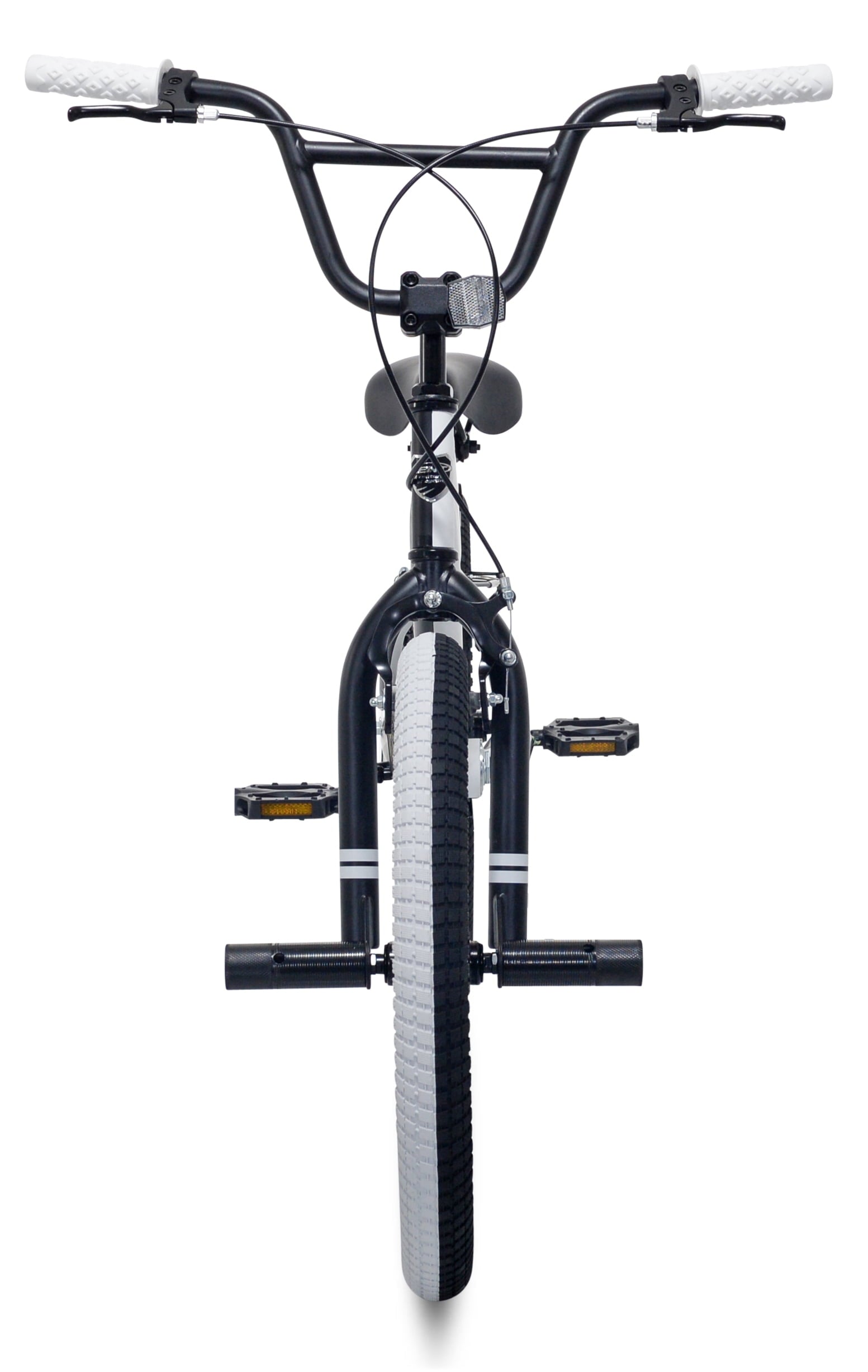 20 Kent Bicycles Spector BMX Bicycle, Fits Rider 4'2 - 5', Black/White, Child/Tween/Teen, Unisex