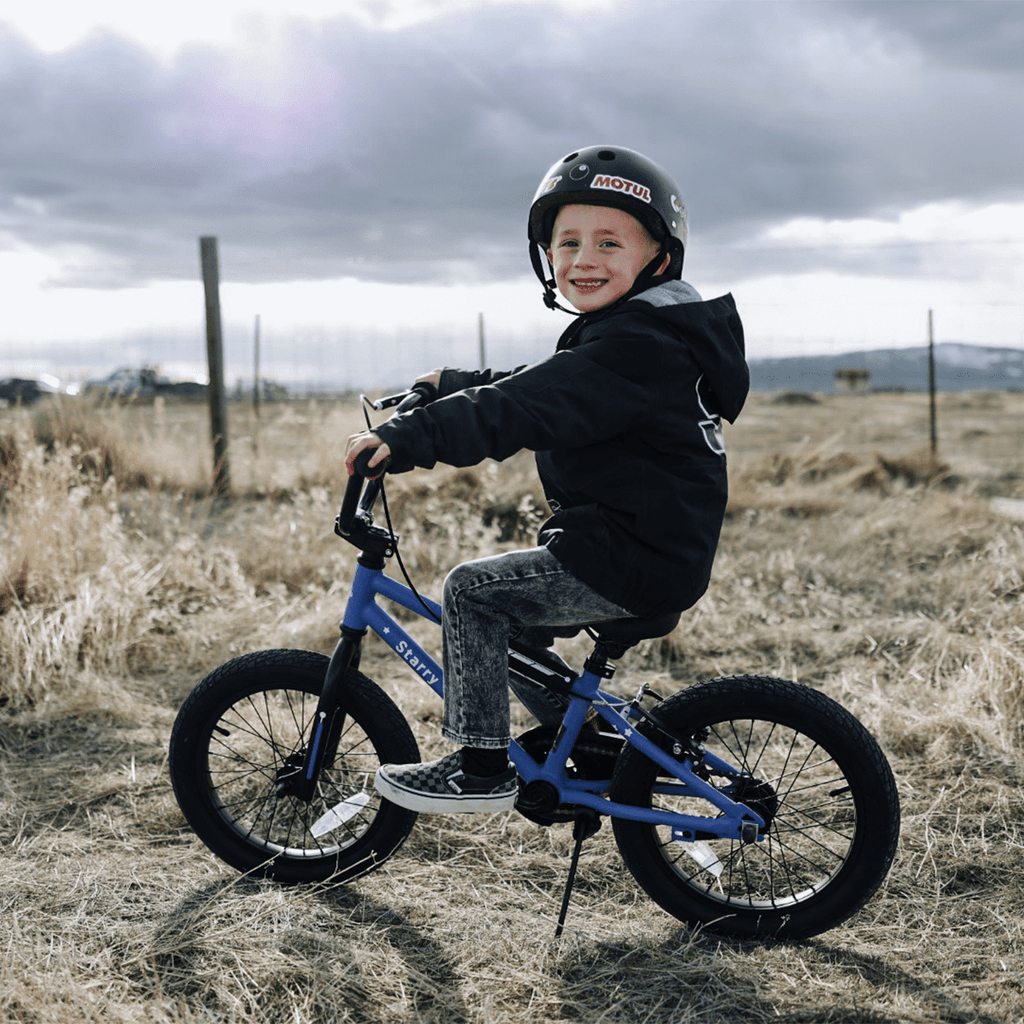 Glerc 16 Inch Little Kids Bike for Over 4 Years Old Boys Girls Youth BMX Style Bicycle with Training Wheels Coaster & Rear V Brake, Black