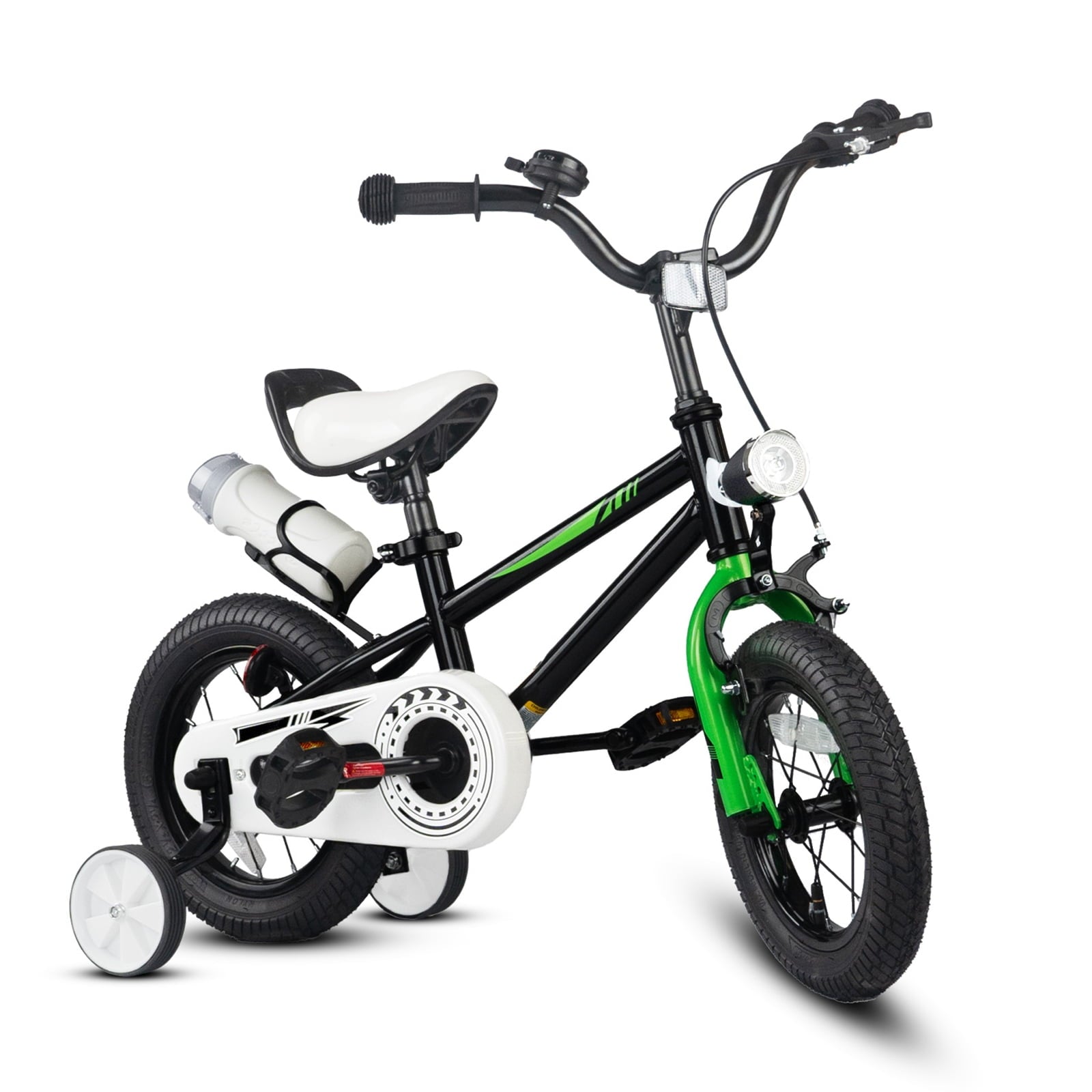 KORIMEFA Kids Bike Boys Bicycle 14 inch for Children Age 4-8 Years Old, Toddler Sport Cycling with Training Wheels, Water Bottle Holder, Blue