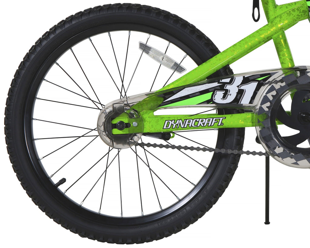 Dynacraft Wipeout Boys 20 BMX Bike, Red, For Kids Age 7-14 Years