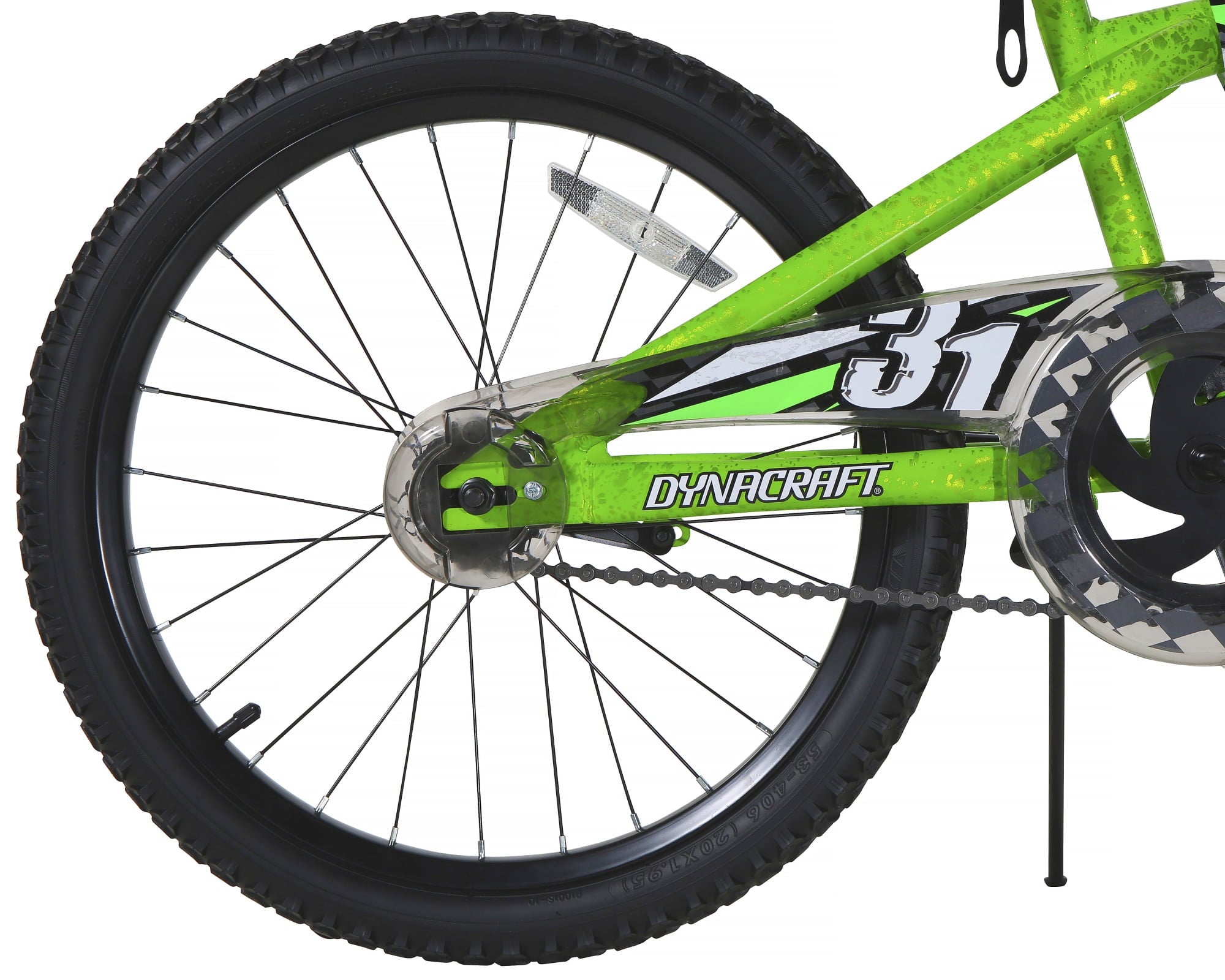 Dynacraft Wipeout Boys 20 BMX Bike, Red, For Kids Age 7-14 Years