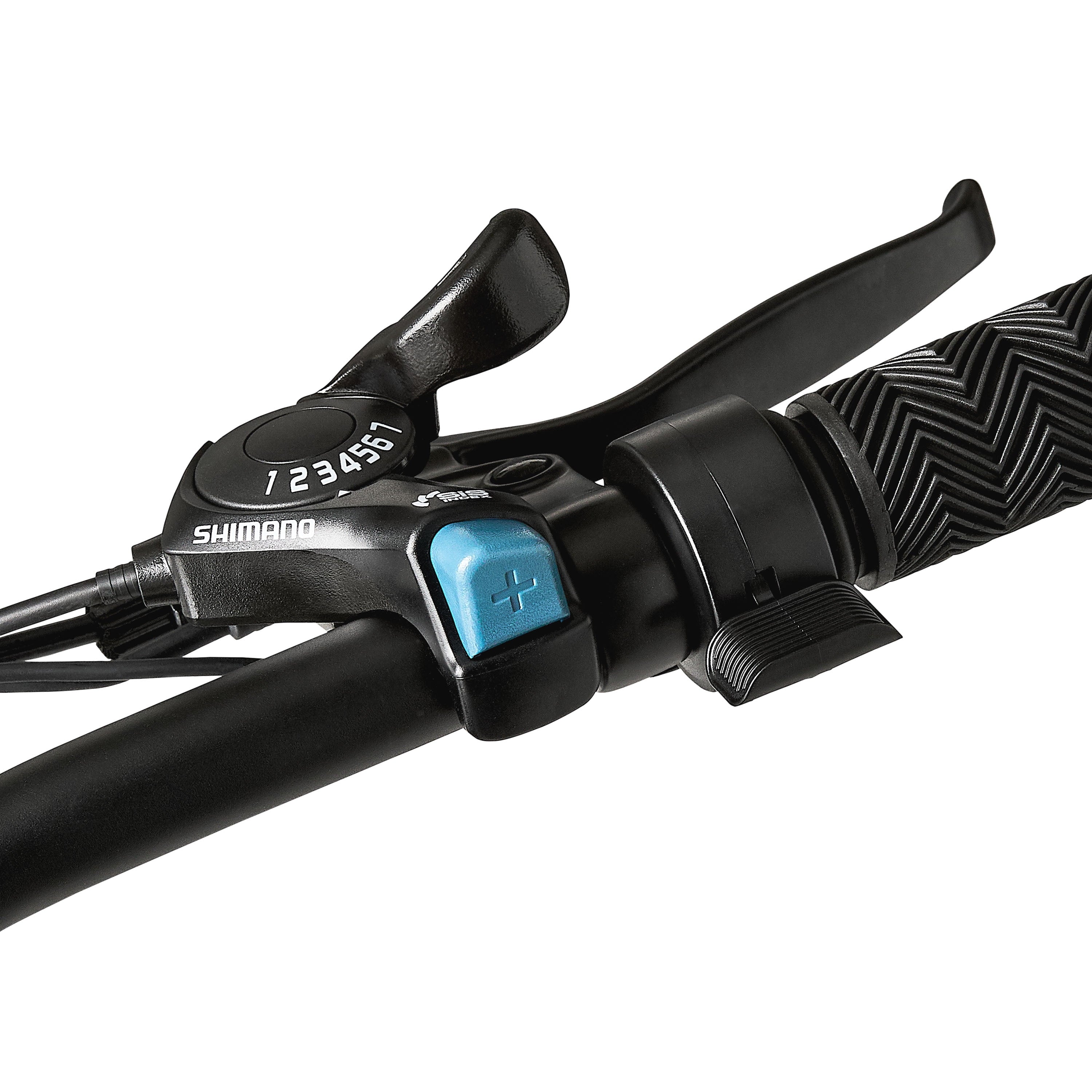 Ozark Trail 26 M.3 Ranger+ Electric Fat Tire Bike, 48V, Class 2, Black, Fits Riders 5'2 - 6'1, Adult, Unisex