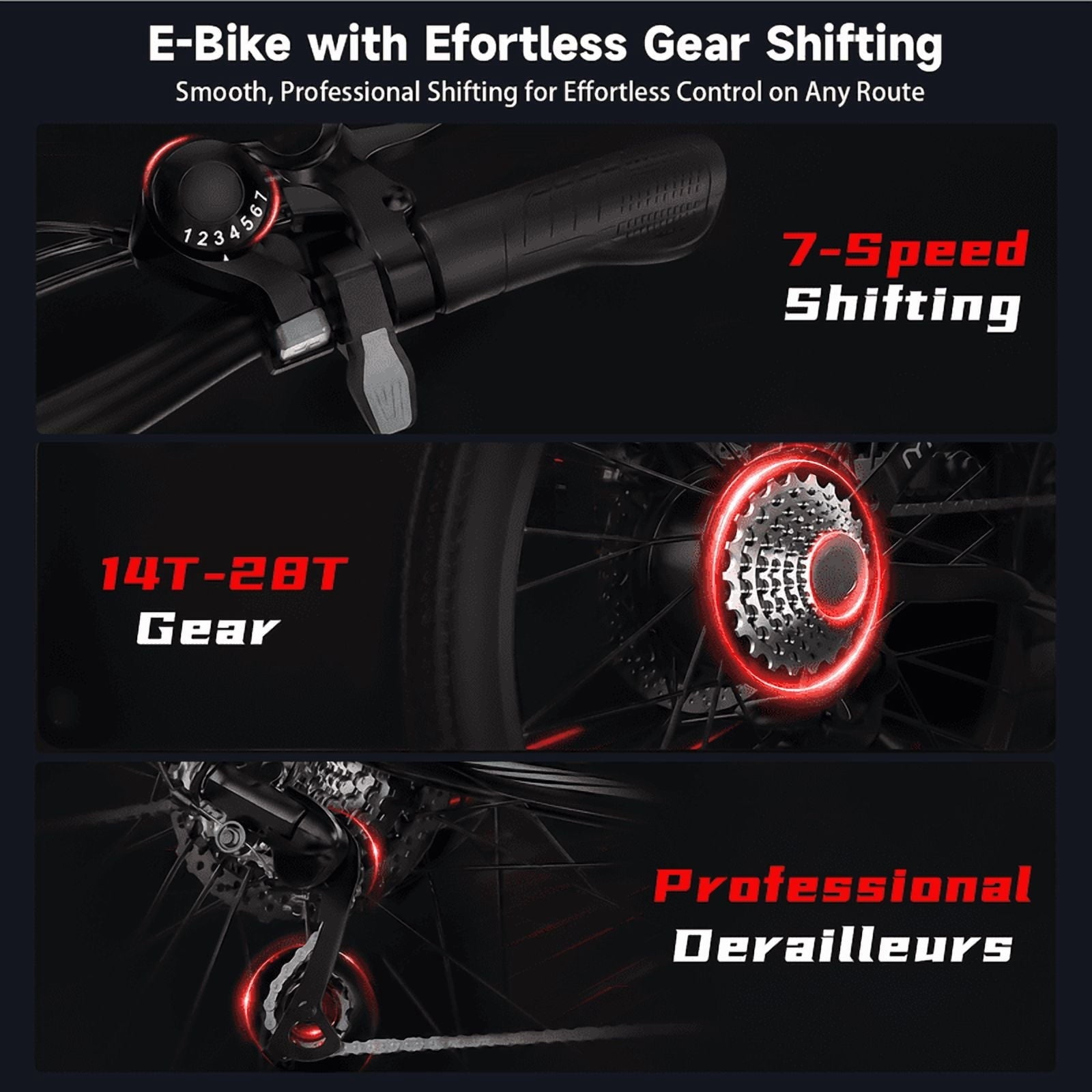 iSinwheel 750W Peak Electric Bike Adult,26 Mountain Bicycle Professional,Front Dual Shock Absorption Ebike,Up 20MPH,55 Miles,35 Speed,42V 13AH Removable Battery,Black