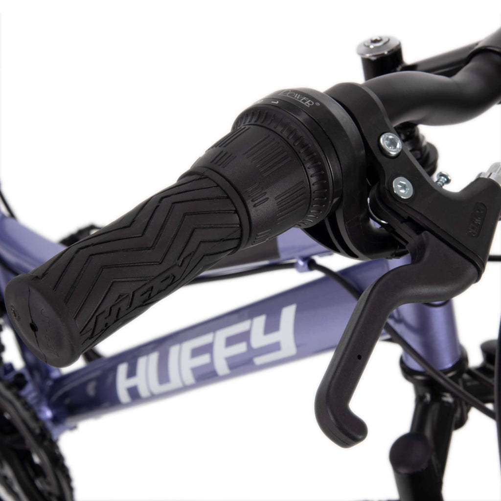 Huffy 24 Rock Creek Mountain Bike, Fits Riders 58” - 70”, Purple, Adult, Women's