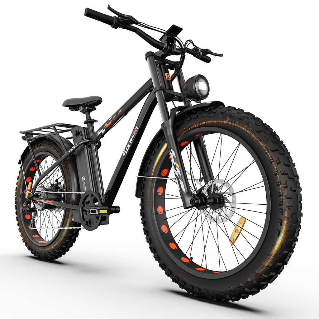 5TH WHEEL W29B 26 x 4 Fat Tire Electric Bike, 750W Motor Adult Ebike with 48V 15Ah Removable Battery, Electric Mountain Bicycle with 7 Speed, UL2849