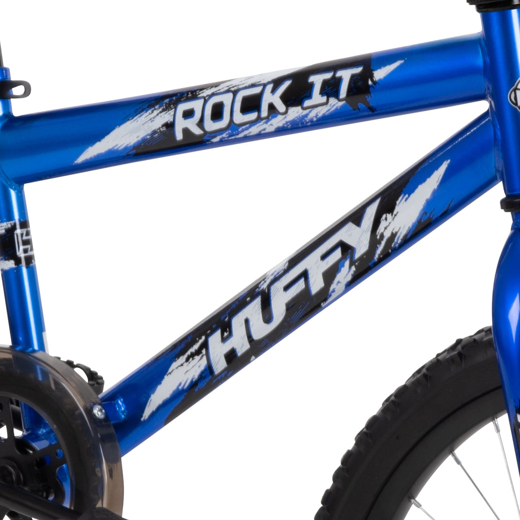 Huffy 20 Rock It Kids' Bike, Fits Riders 44-56, Blue, Youth, Boys