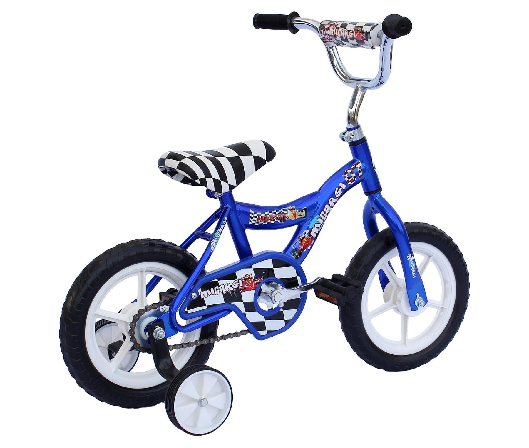 USToyOutlet 12 Kid's Beginner Bicycle for 2-4 Years Old Boys' and Girls' Bike Foam Tire for Indoor Use No Brake - Pink