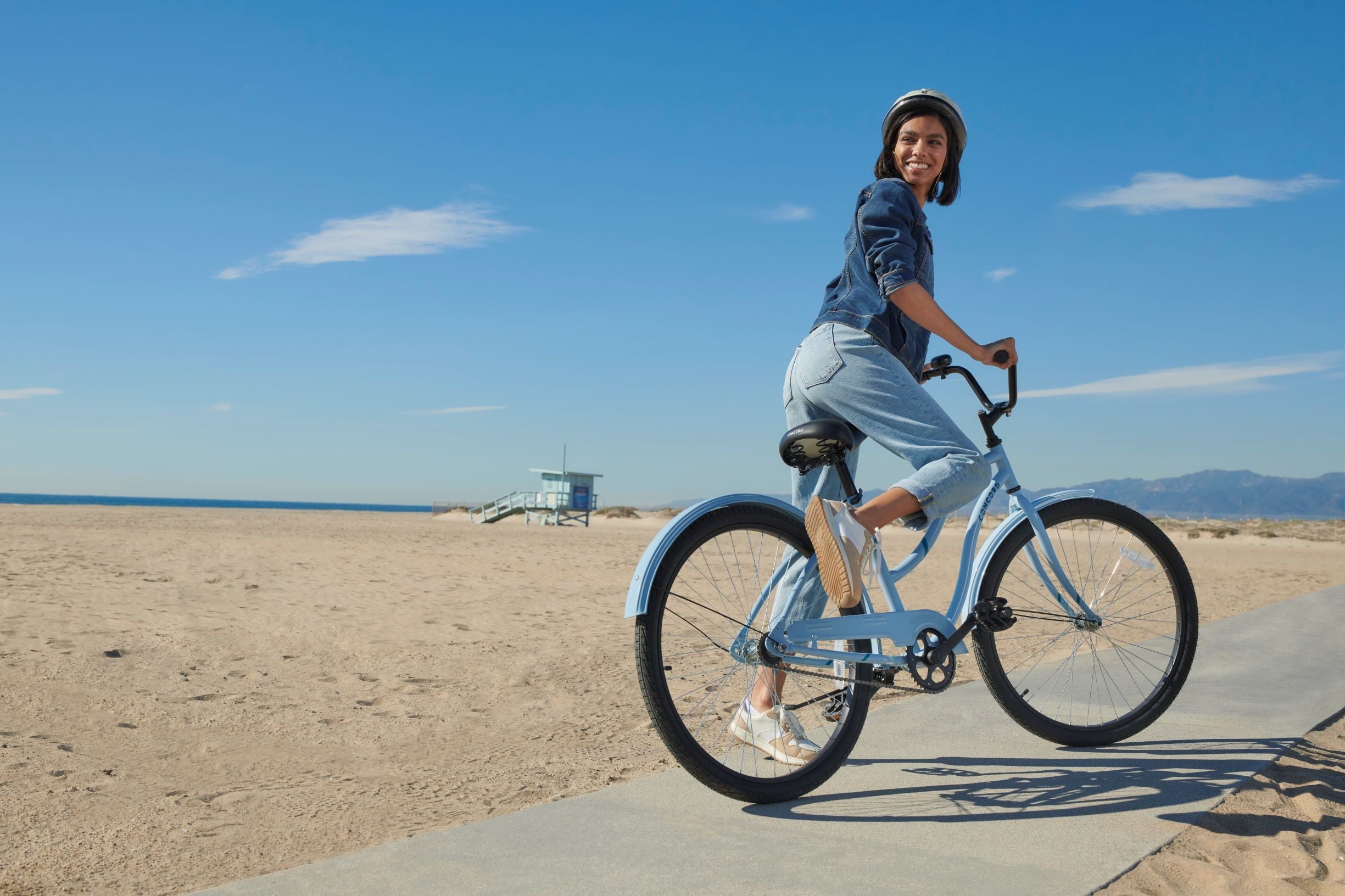 Concord 26 Pacifica Cruiser Bicycle, Fits Riders 5'2 - 5'10+, Adult, Unisex, Light Blue