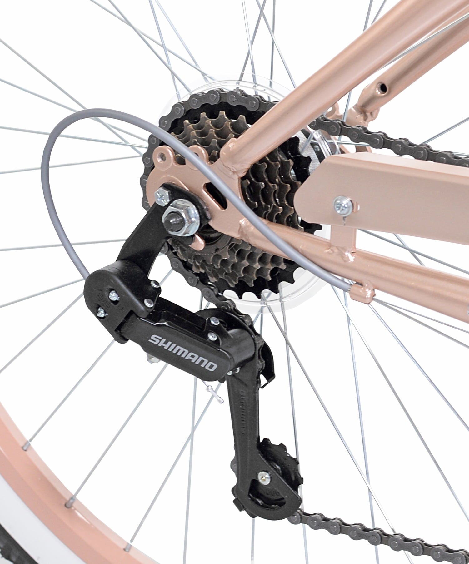 26 Kent Bayside Cruiser Bicycle, Fits Rider: 5'2-5'10, Rose Gold, Adult, Unisex