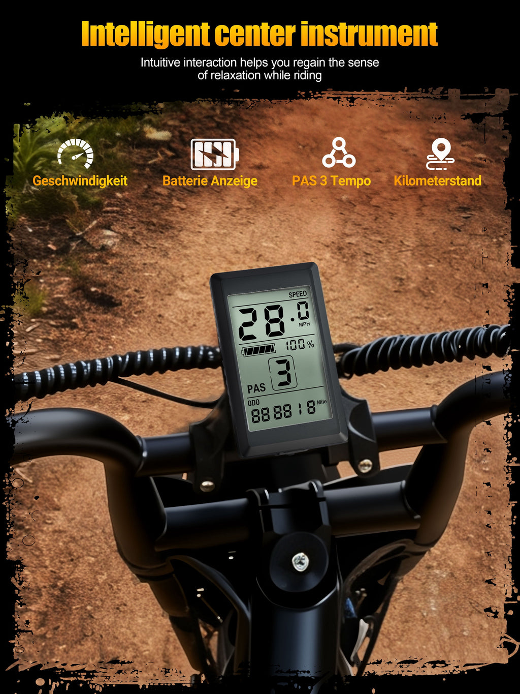 ESKUTE V100 Electric Bike for Teens Adults Students, 750W 28 Mph 48V 13 Ah,16x4.0 Fat Tire E Bicycle, 7-Speed Dual Suspension Mountain EBike Black, UL2849