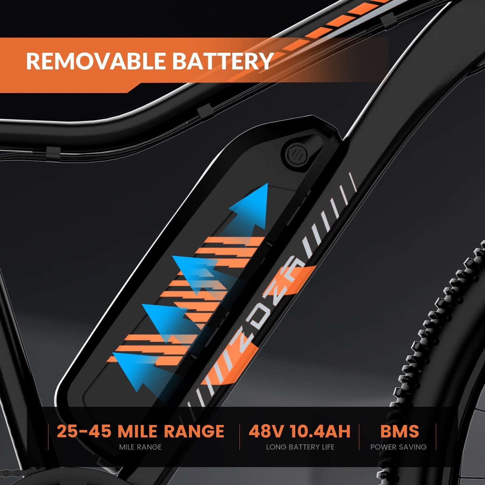 ZDZA 27.5'' Electric Bike for Adults, 1500W Motor 25MPH E-Mountain Bike, 48V 10.4Ah Removable, 7-Speed Ebike with Display UL2849