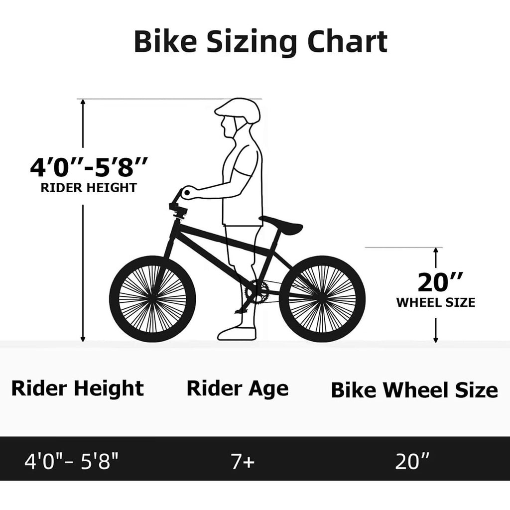 Hykolity 20 inch BMX Bike Freestyle Cycling Trick Bicycle with 4 Pegs for Teenage Adults Men Women Beginners Street Stunt Bike V-Brake Silver