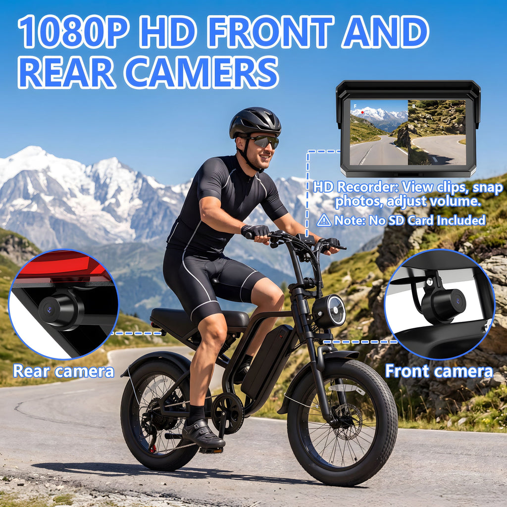 Gegaibe Electric Bike for Adults, 750W/1500W Peak Fat Tire E-Mountain Bicycle, Wireless CarPlay & Android Auto, UL2849