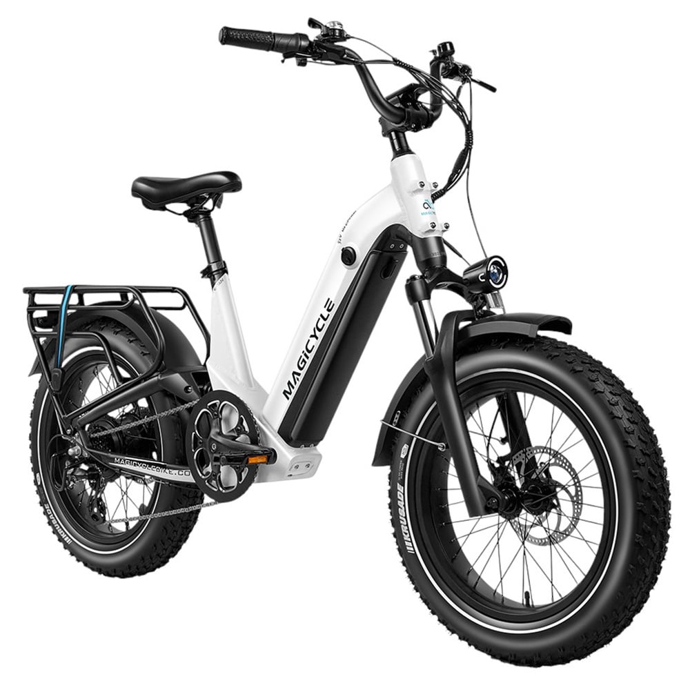 Magicycle Electric Bike for Adults, 750W Ebike with 52V 20Ah Removable Battery, 100 Miles, 28mph Max Speed, 7 speed,20'' Fat Tires Commuter City Cruiser Electric Bicycles, UL2849
