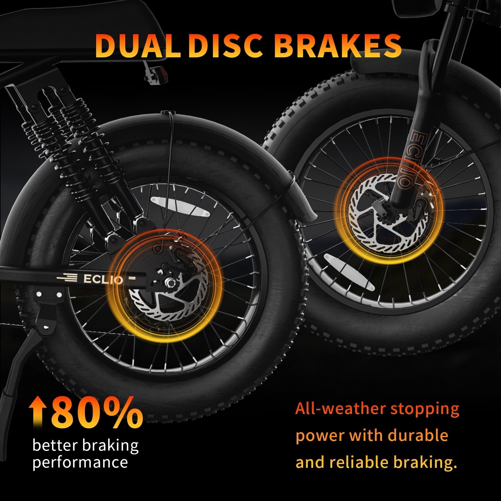 Electric Bike for Adults, 750W Peak Motor 20MPH, 48V 13Ah Battery 40-65Miles Ebike Moped Style, 20*4.0'' Fat Tire Electric Dirt Bike, Off Road Electric Bicycle with Full Suspensio UL2849