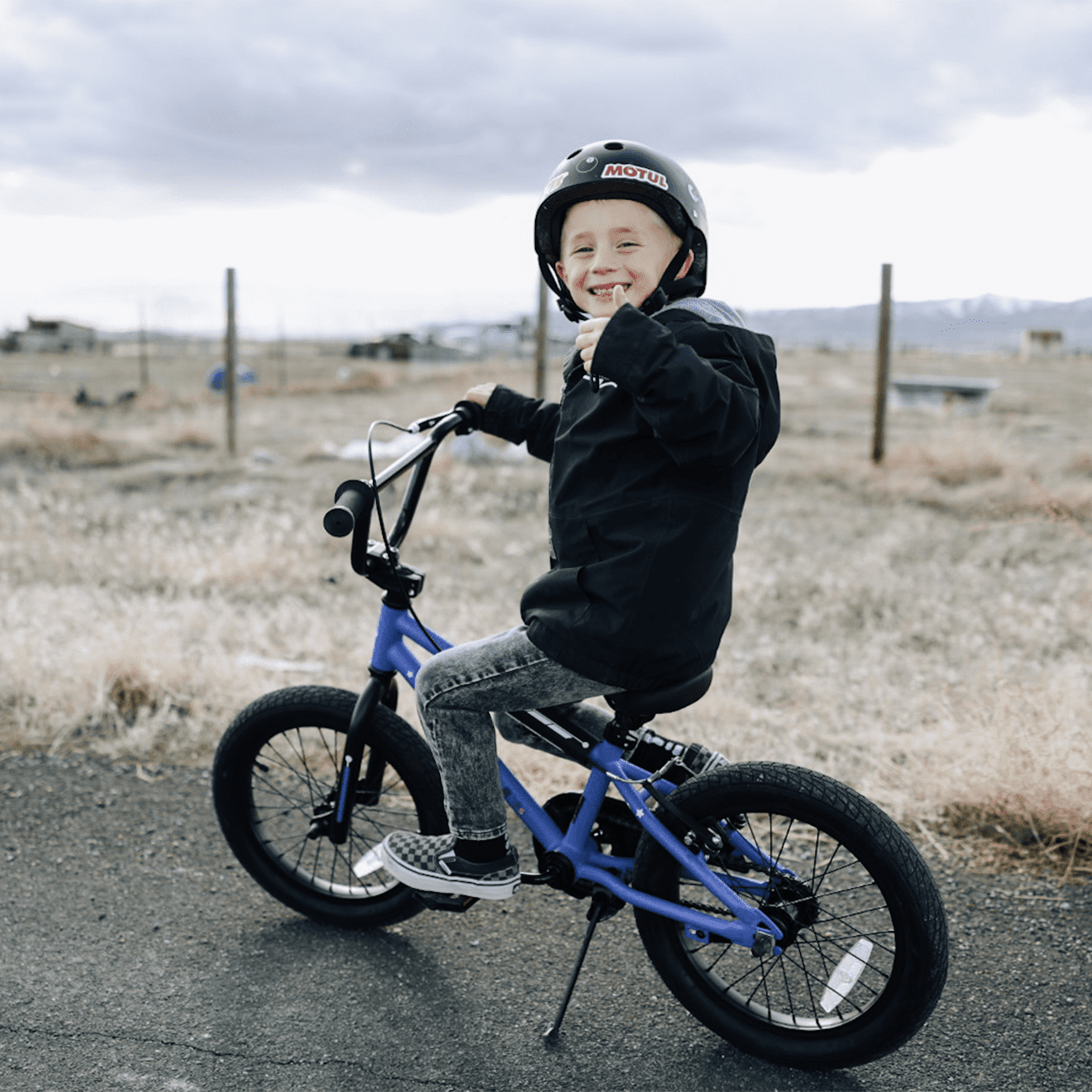 Glerc 16 Inch Little Kids Bike for Over 4 Years Old Boys Girls Youth BMX Style Bicycle with Training Wheels Coaster & Rear V Brake, Black