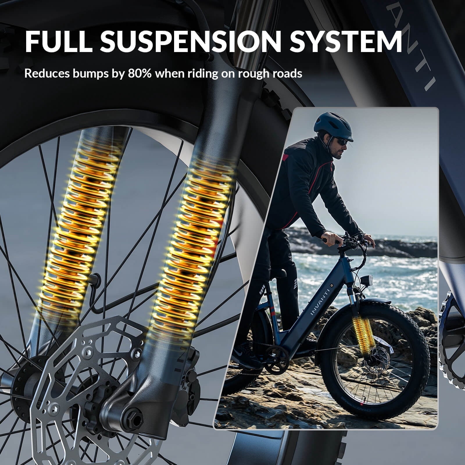 5TH WHEEL W29B 26 x 4 Fat Tire Electric Bike, 750W Motor Adult Ebike with 48V 15Ah Removable Battery, Electric Mountain Bicycle with 7 Speed, UL2849