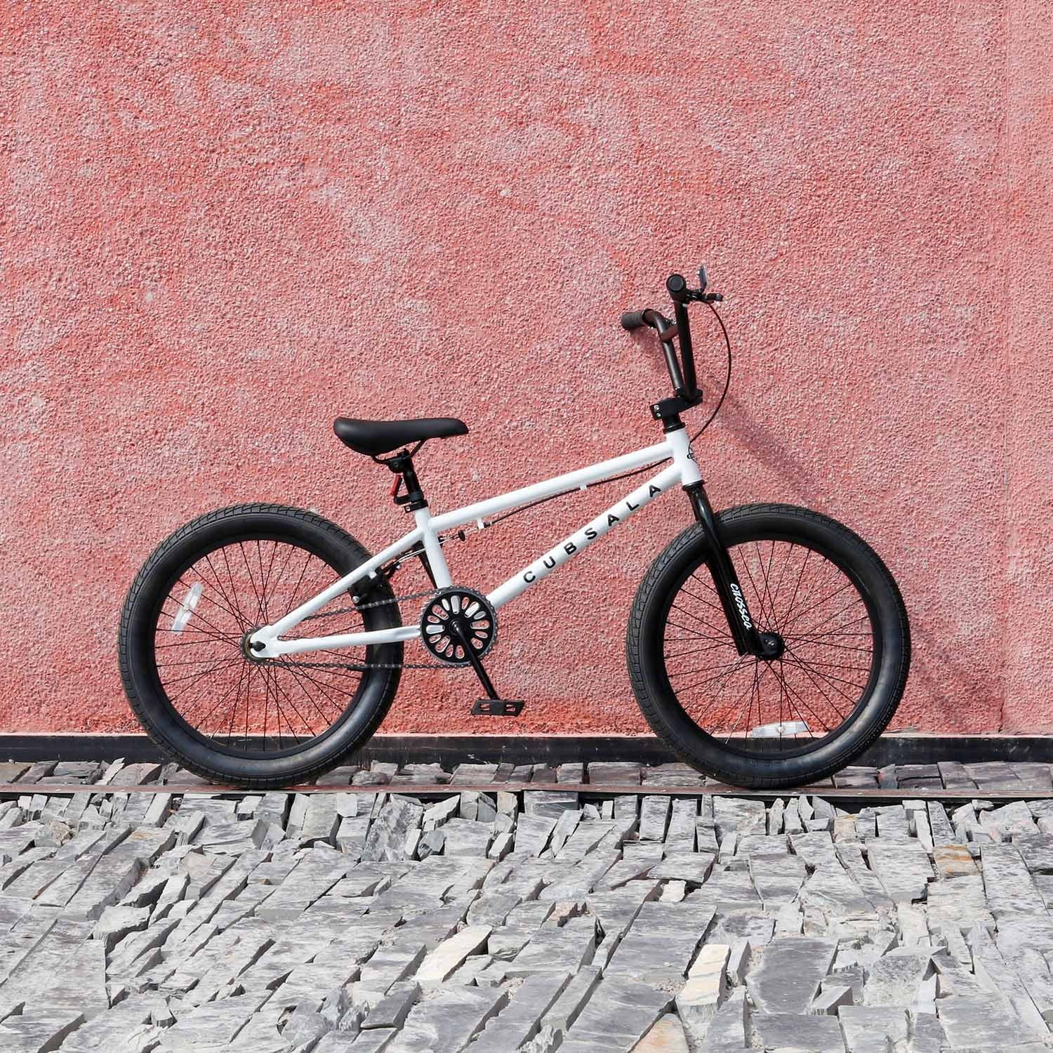cubsala 18 in Freestyle BMX Kids Bike for Age 5-8 Years Old Boys Girls,Blue