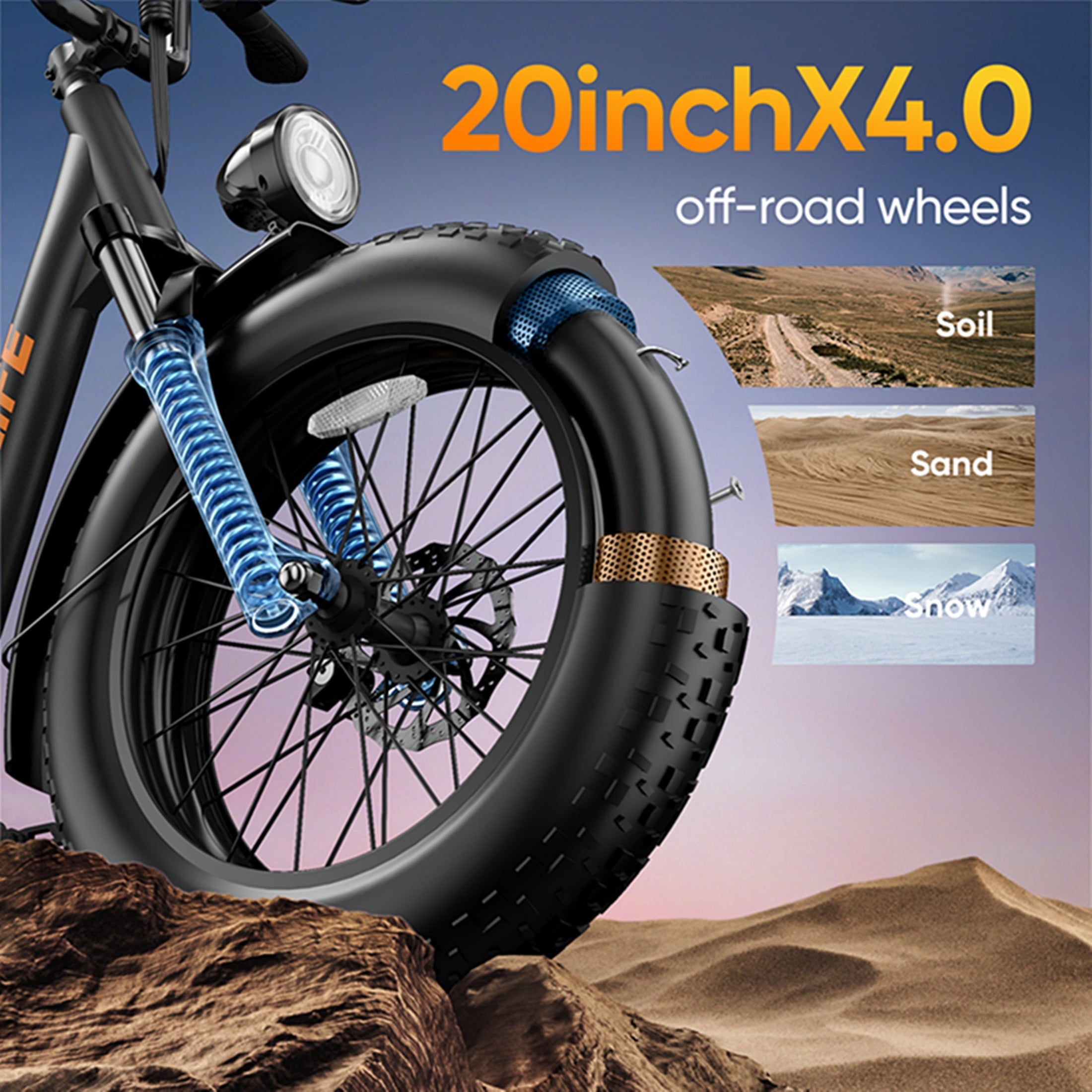 URLIFE 20*4.0 Fat Tire Ebike for Adults,1500W Peak Motor, 749Wh Removable Battery, 28MPH 80Miles-Range Electric Bicycle,Full Suspension Shimano 7-Speed Mountain Bike,UL2849-Black