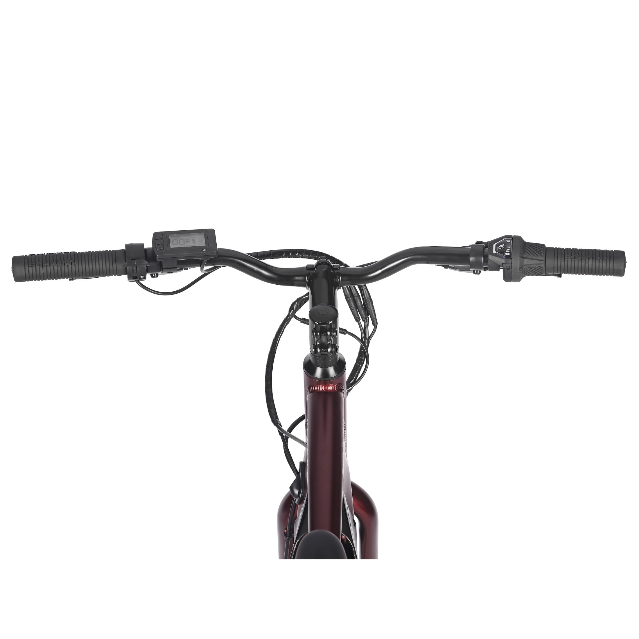 Schwinn Regent Electric Hybrid Bike, 27.5 Inch Wheel, Adult, Unisex, Red