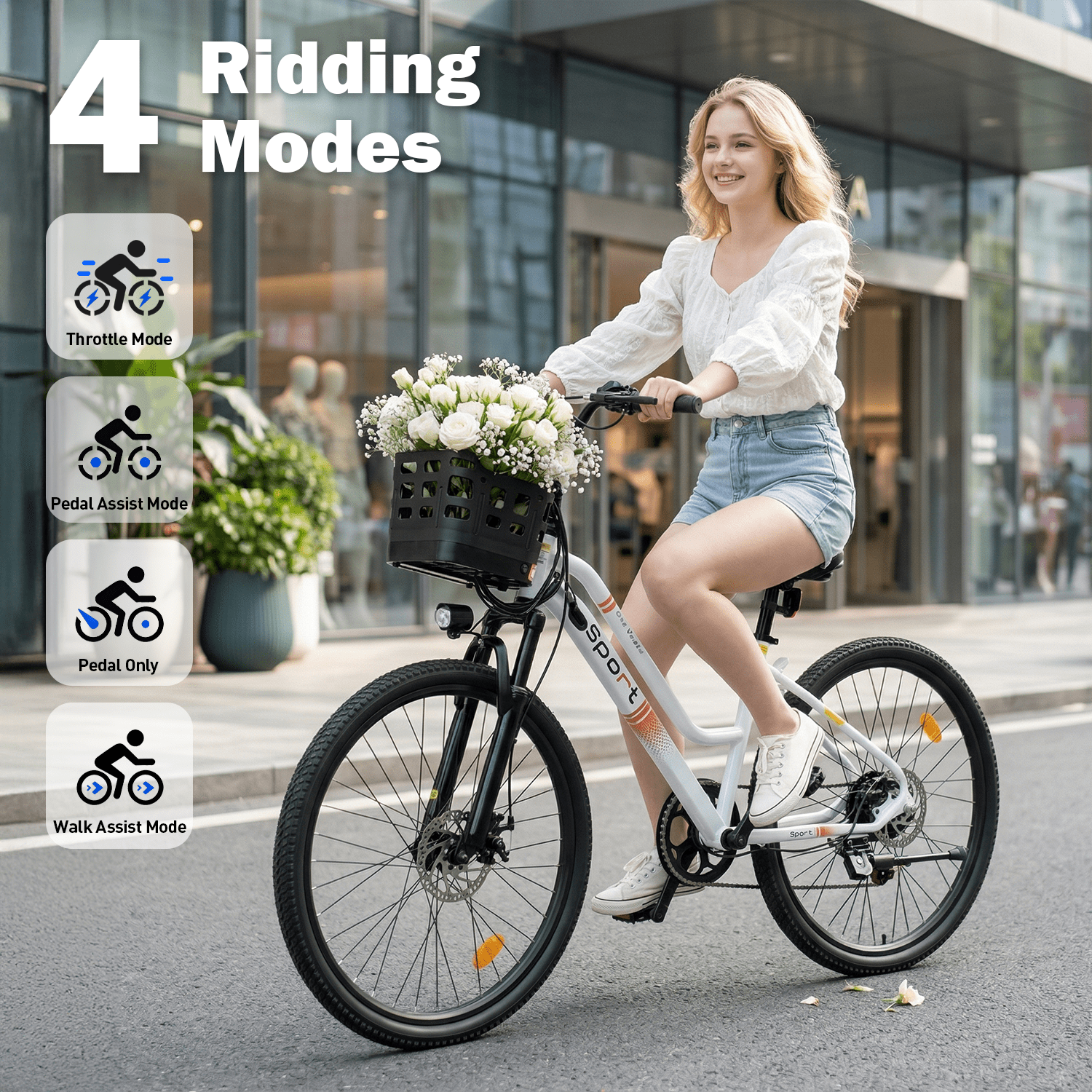 BroPath Electric Bike for Adults, Ebike, Electric Bicycle with 576WH Removable Battery,14 Folding Ebike, 21MPH,20+ Miles(MAX),500W High Motor,Multi-Shock Absorption,Commuting Mini E Bikes,UL2849