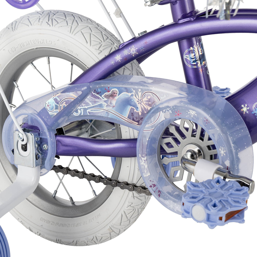 Huffy 12 Disney Frozen Kids' Bike, Fits Riders 37”-42”, Purple, Youth, Girl's