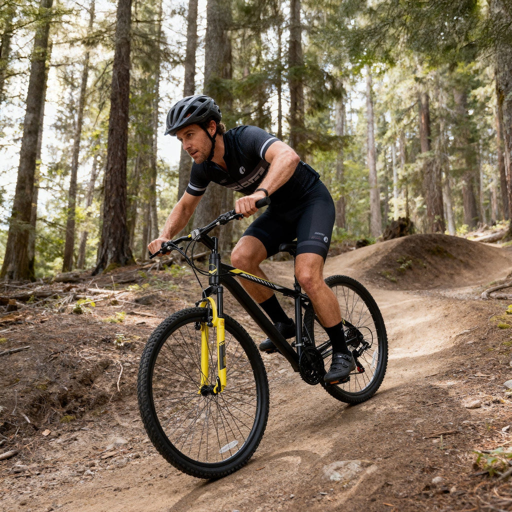Hykolity 29 inch Mountain Bike 29r MTB Sport Bicycle Large Bike Full Suspension Lightweight Outdoor Cycling for Adult Men Woman - Pale White