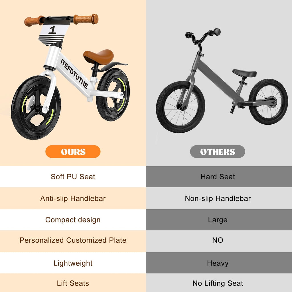 12 inch Kids Bike with Training Wheels, Children Bike with Adjustable Handlebar, Kids Bicycle for Boys Girls Toddlers Age 3-5, 2-in-1 Red Toddler Bike