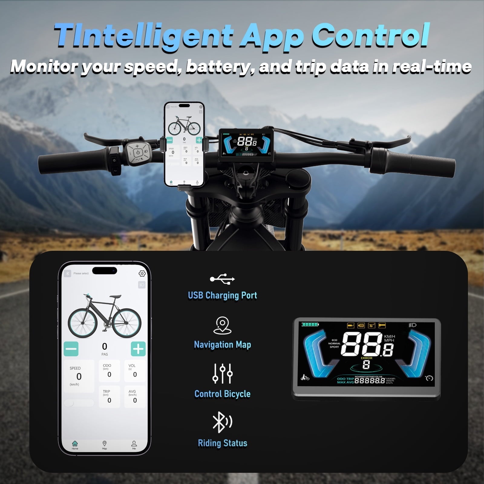Electric Dirt Bike for Adults/Teens,Peak 2600W,Anti Theft Alarm Electric Motorcycle,60V 23AH,Max 100 Miles Removabale Battery,14/12 Tire Mountain Bike UL2849