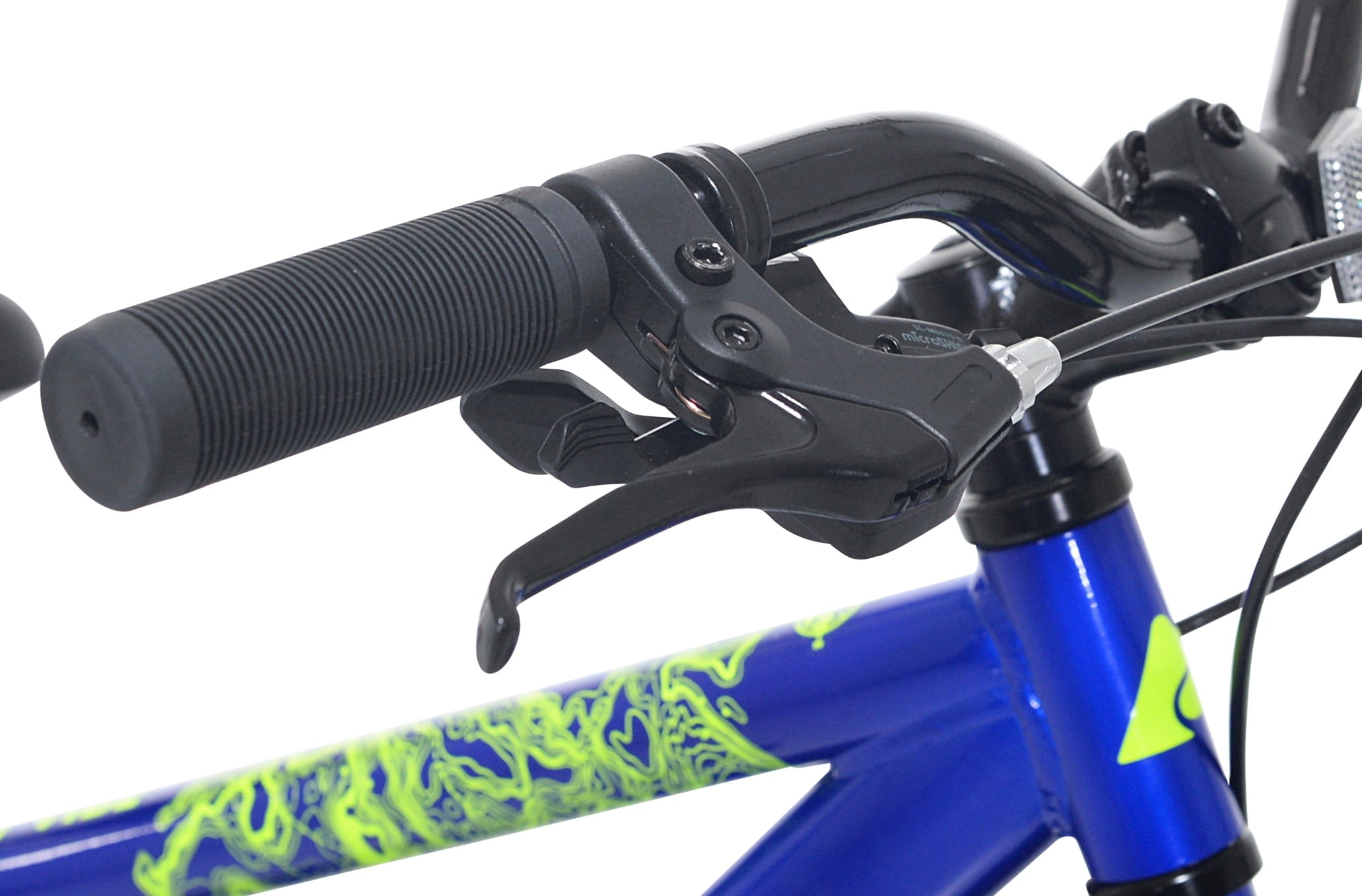 20 Ozark Trail Mountain Bicycle, 7 Speed, Fits Riders 3'11-4'4, Child, Unisex, Blue