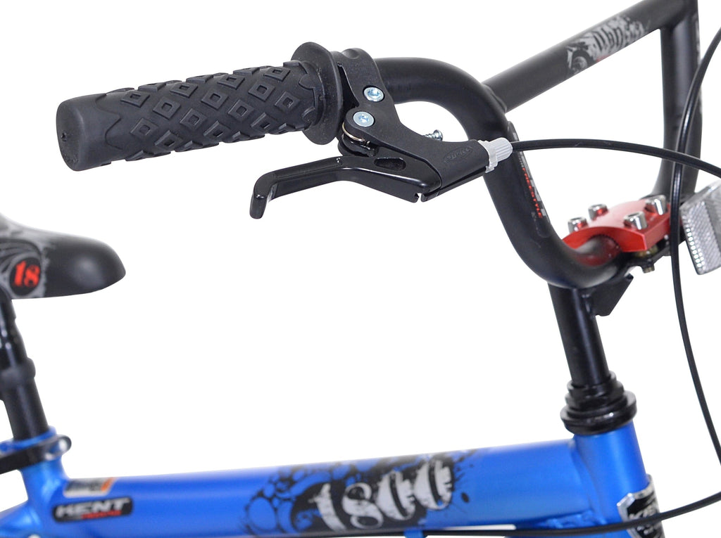18 Kent Bicycle Abyss Boy's Freestyle BMX Child Bicycle, Blue