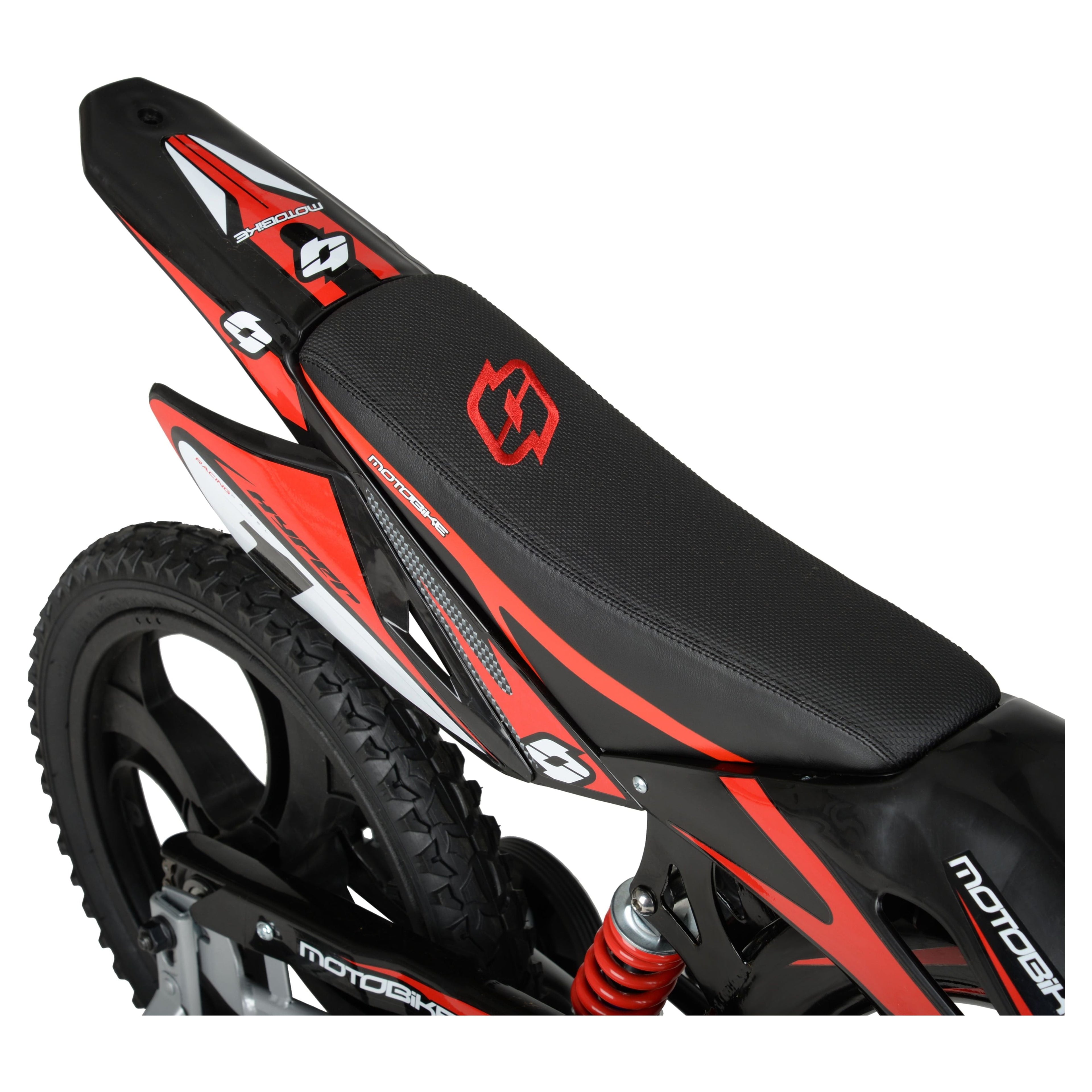 Hyper Bicycles 16 Moto Bike, Children Ages 5-7, Black/Red
