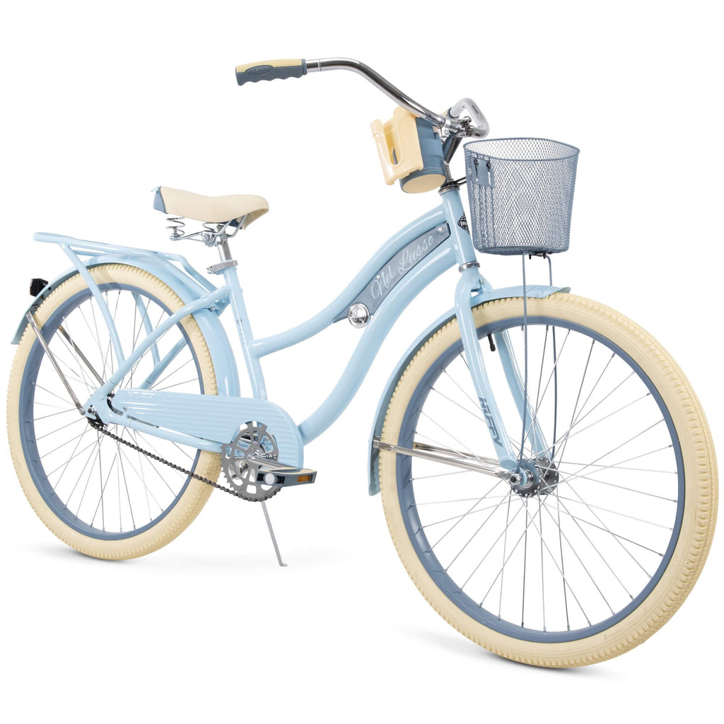 Huffy 26 Nel Lusso Cruiser Bike, Fits Riders 60+, Light Blue, Adult, Women's