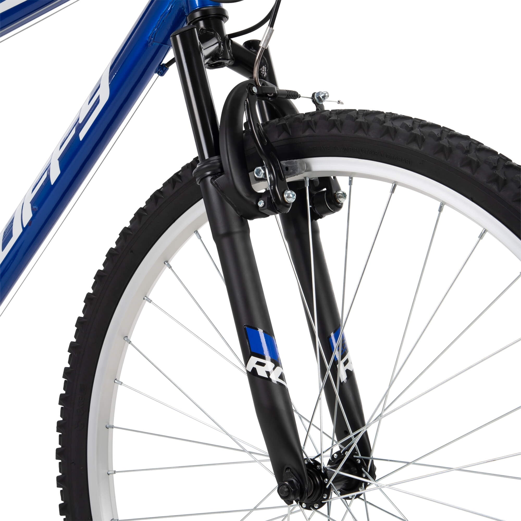 Huffy 26” Rock Creek Mountain Bike, Fits Riders 60”+, Blue, Adult, Men's