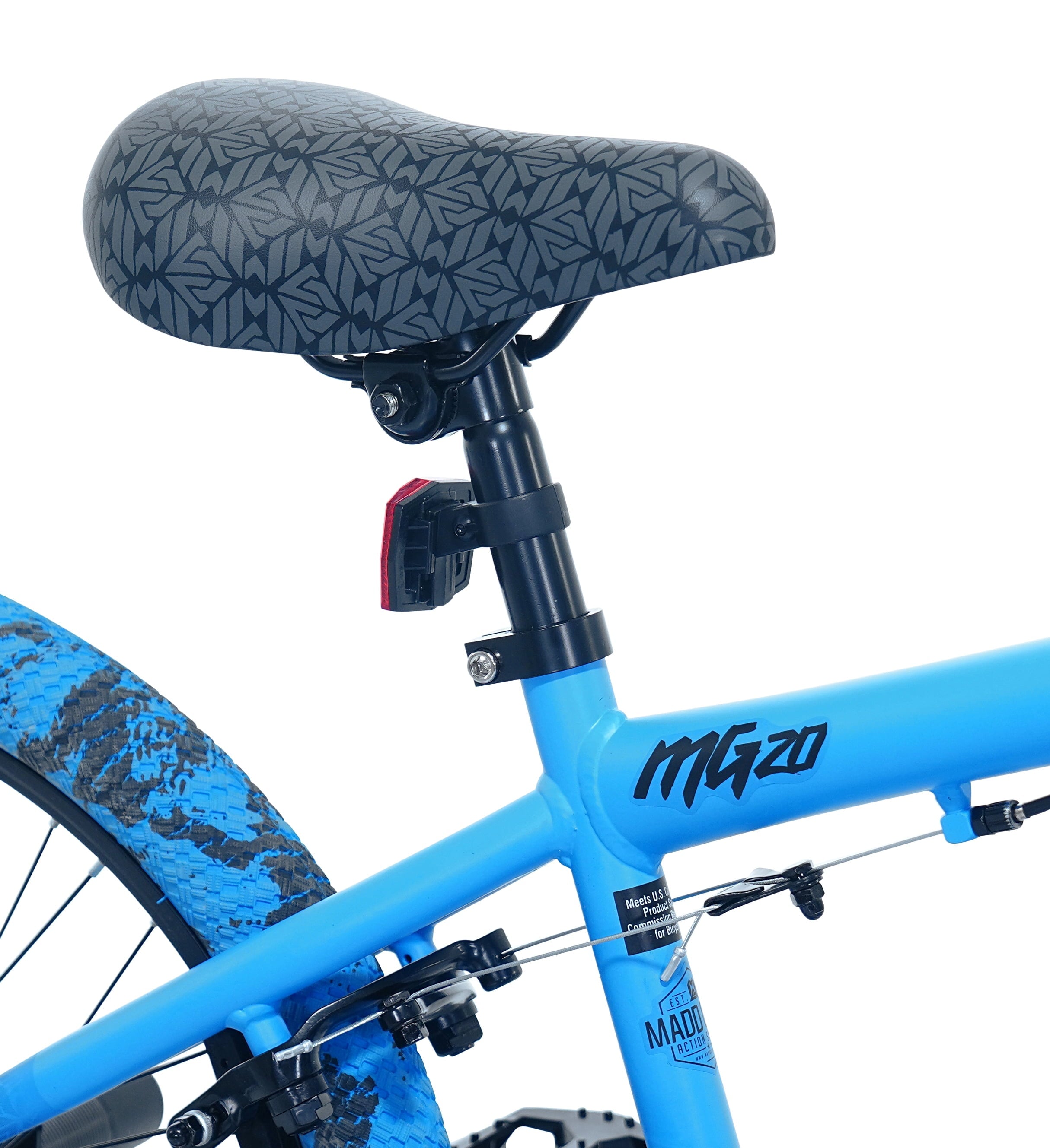 20 Kent Maddgear Child Bicycle, 20 Wheels, Kids Ages 7-13 Years, Blue