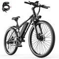 GWEIT Electric Bike, 26 Pneumatic Tires, 1500W Peak Motor Electric Mountain Bike, 25MPH 35Miles Range, 48 10.4AH Removable Battery E Bikes for Adults, UL 2849 Certification