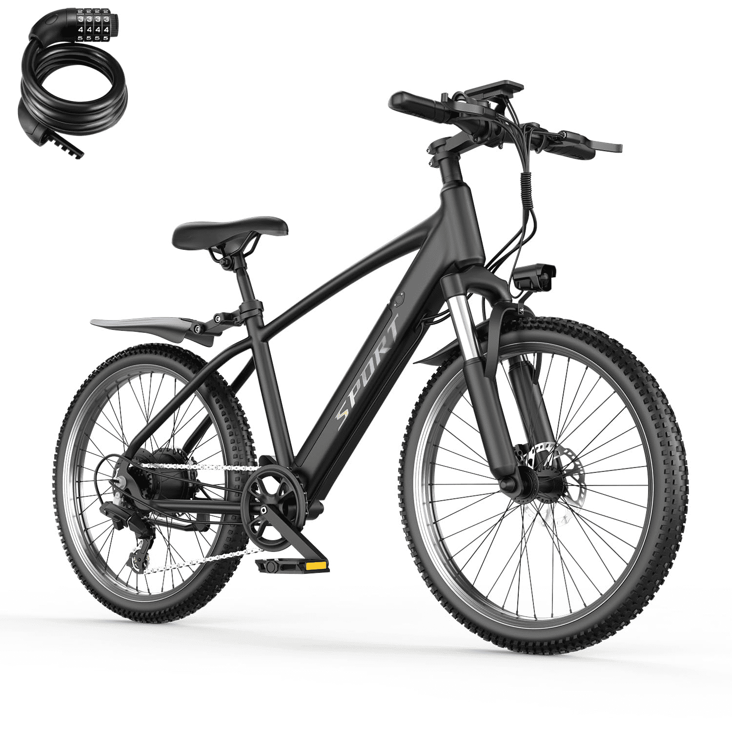 AZHAR G29 Electric Bike for Adults, 26 E-Mountain Bicycle,750W,Peak 1200W Motor 48V 10.4Ah Ebike UL2849