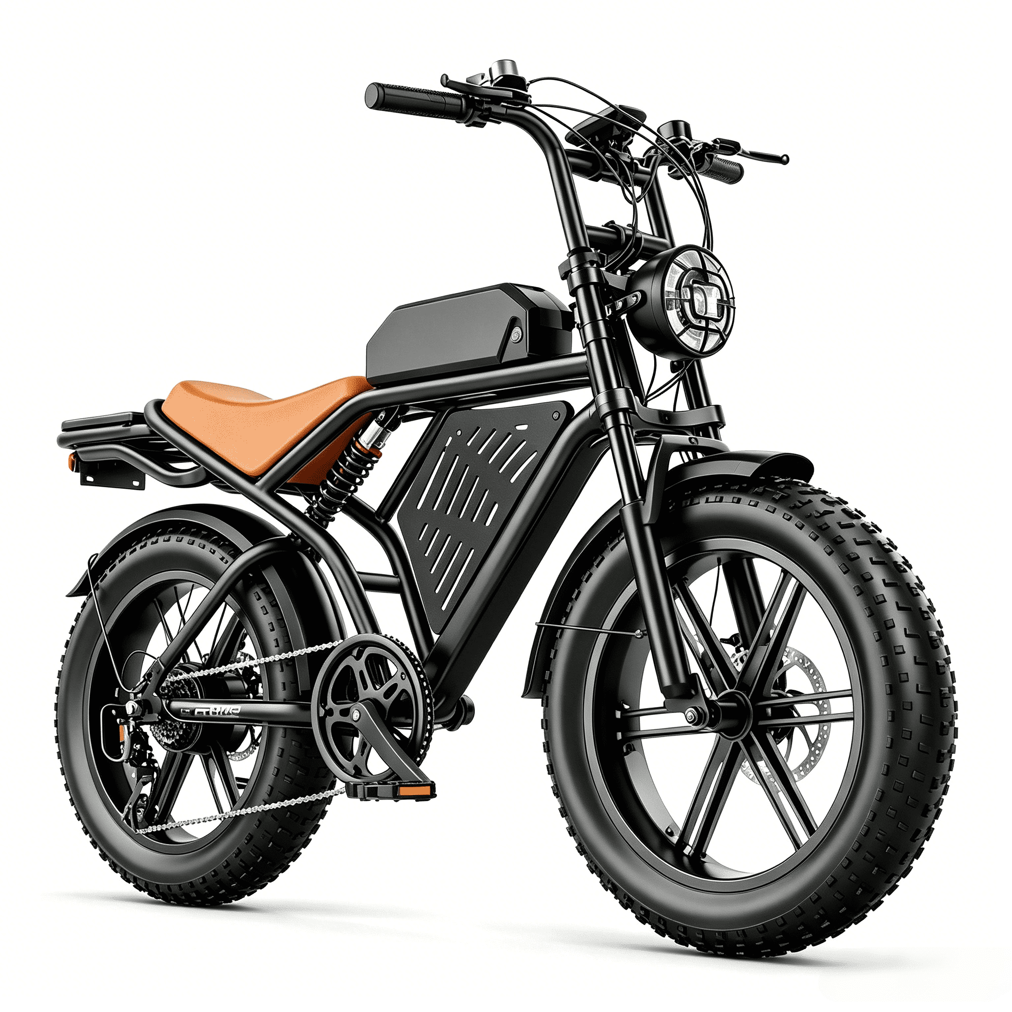 AZHAR Off-Road Electric Mountain Bike for Adults, 20*4 Fat Tire E-Bike, 48V 20Ah Removable Battery, 750W Rated (2500W Peak) Motor, 32MPH Max Speed , UL2849 Certified