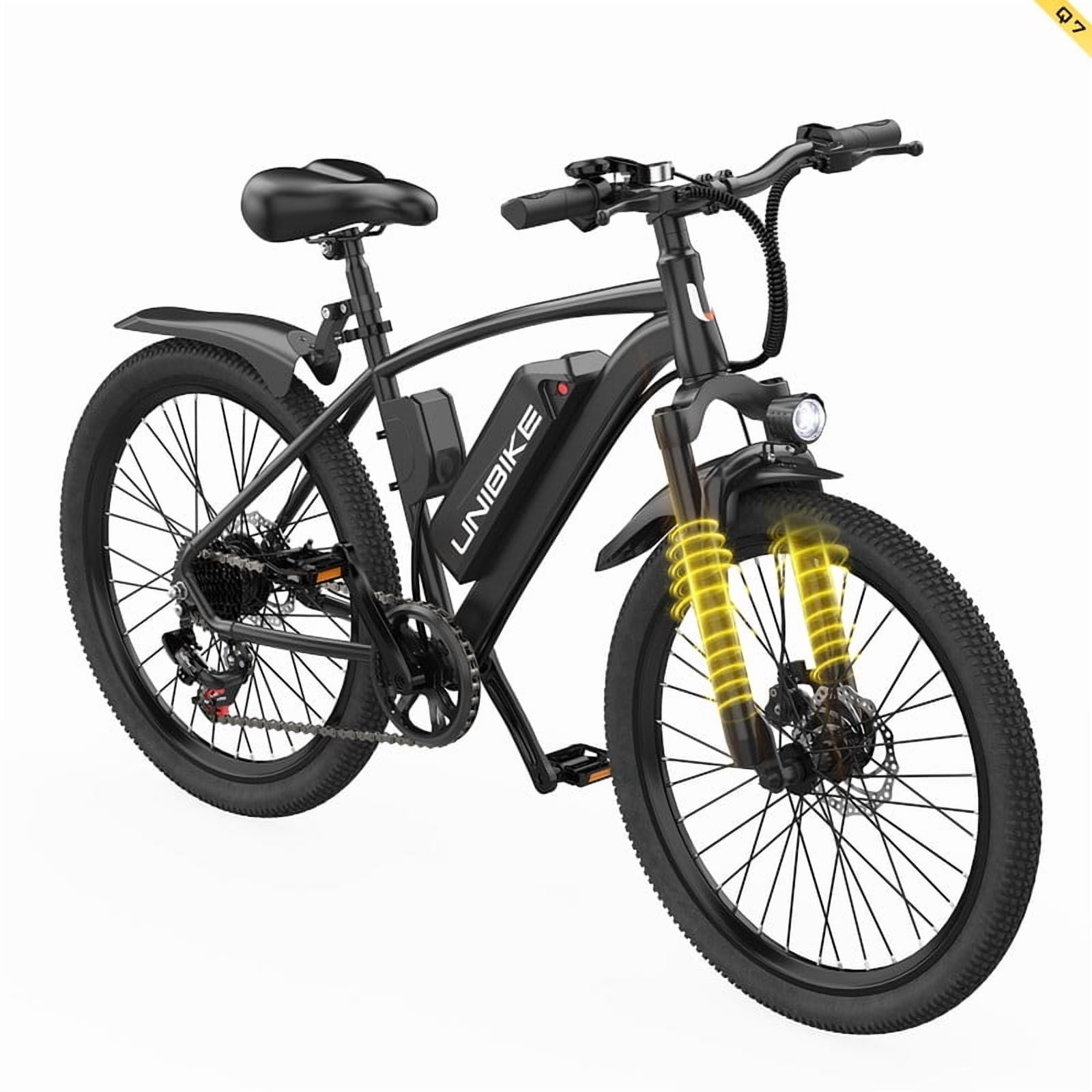 Aairsk 400W Electric Bike, 26'' Mountain Ebike with 36V 10Ah Removable Lithium Battery, Top Speeds 22Mph, Shimano 7-Speed