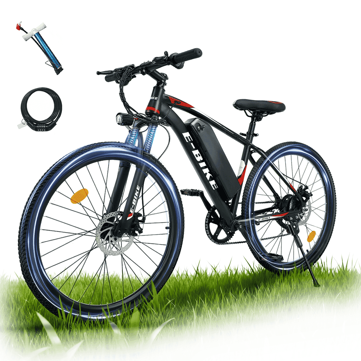 BroPath Electric Bike for Adults, 14 Folding Ebike, Electric Bicycle with 576WH Battery, 21MPH,20+ Miles(MAX),450W High Motor,Multi-Shock Absorption,Commuting Mini E Bikes,UL2849,Ebike for Teens