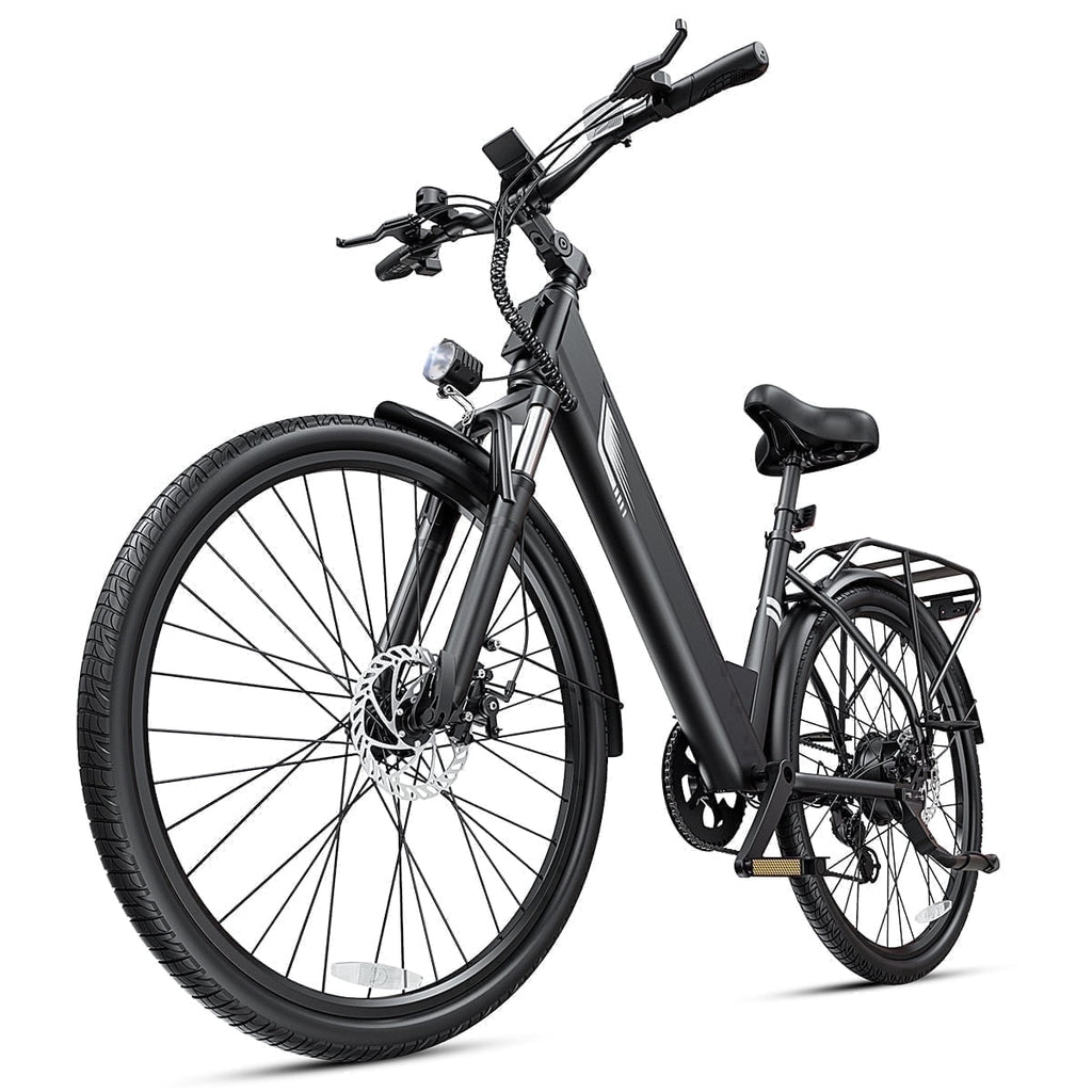 DYU C7L Electric Bike for Adults, 26 Peak 1000W Motor Ebike, 48V 10.4Ah Removable Battery, 45 Miles Max 20MPH, 7 Speed Electric Bicycle UL2849