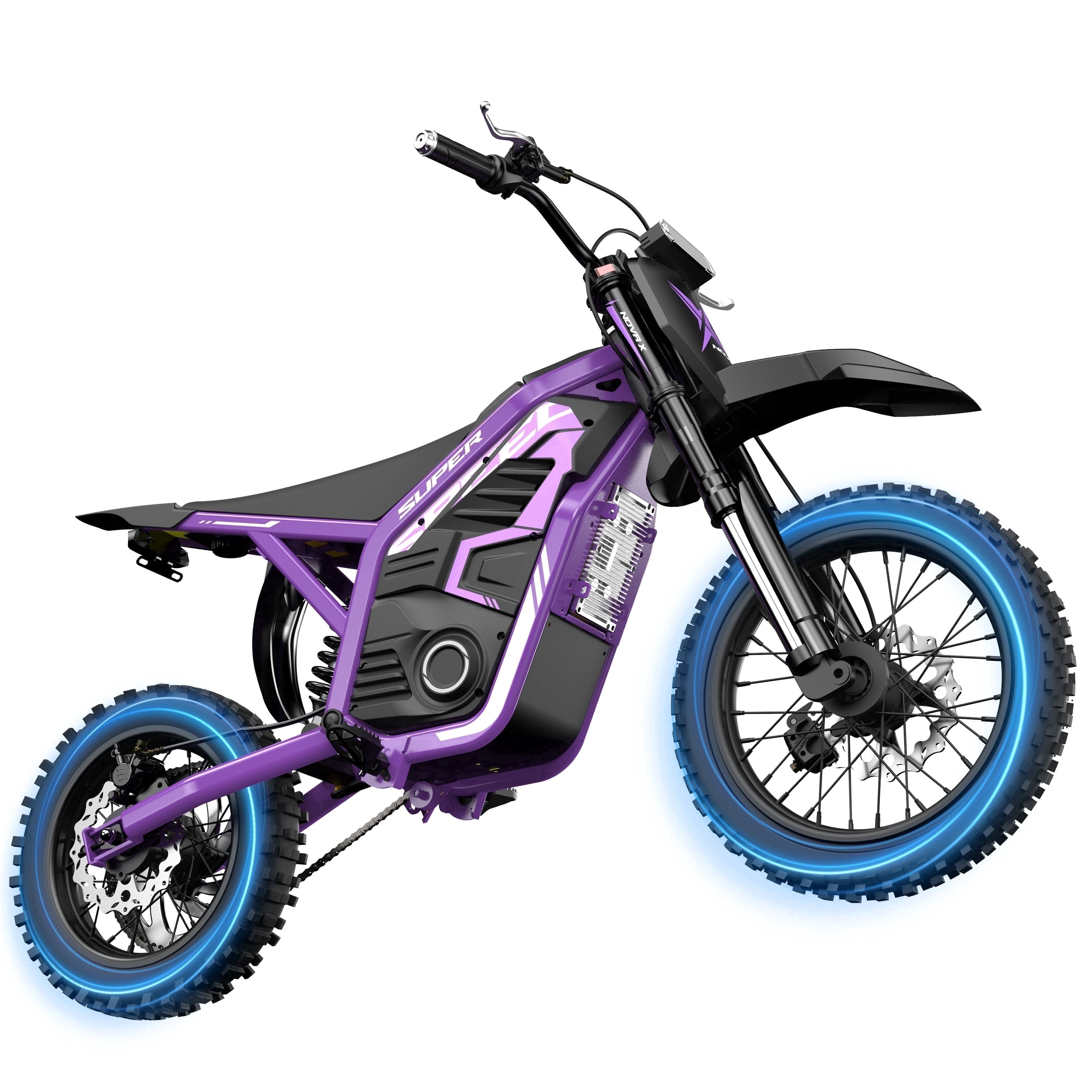 ESKUTE NovaX Electric Dirt Bike for Teens & Adults, 4000W Peak Mid-Drive Motor, 35-46 MPH Off-Road E-Bike, 48V 22.8Ah Battery, 14/12 Wheels, Hydraulic Dual Shock Suspension Orange