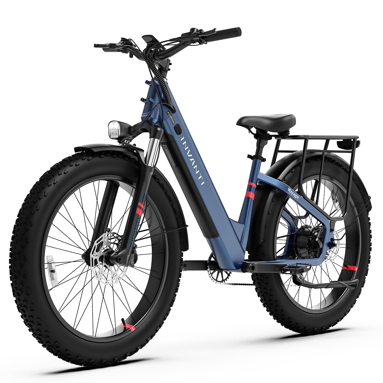 5TH WHEEL W29B 26 x 4 Fat Tire Electric Bike, 750W Motor Adult Ebike with 48V 15Ah Removable Battery, Electric Mountain Bicycle with 7 Speed, UL2849