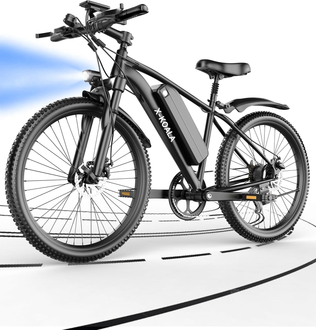 Electric Bike for Adults, 26 E Bike with 1500W Peak Motor, 25 MPH, 50+ Miles Range Electric Bicycle, UL 2849 Electric Mountain Bike