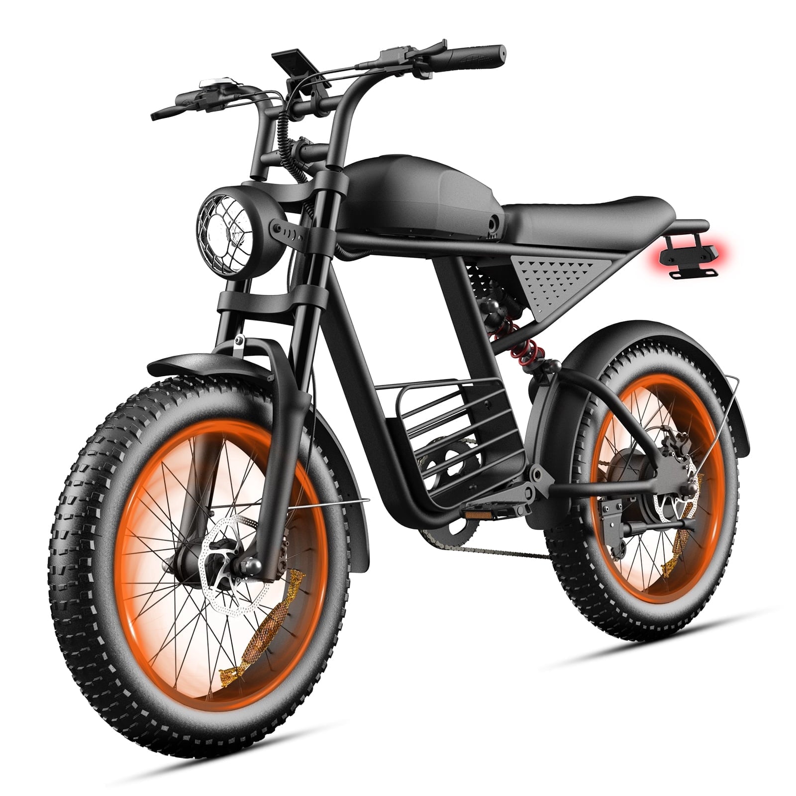 Electric Bike for Adults,750W Motor 1500W Peak,Top Speed 30MPH, Max 55miles,20×4.0 Fat Tires,48V 16.8Ah Battery,UL 2849,Fit for 18+