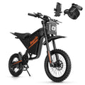 Electric Dirt Bike for Adults/Teens,Peak 2600W,Anti Theft Alarm Electric Motorcycle,60V 23AH,Max 100 Miles Removabale Battery,14/12 Tire Mountain Bike UL2849
