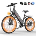 F26-1500W Off-Road Electric Bike, 26 Tire 55 Miles Electric Bike ,48V 10.5 Internal Battery (Removable), Top Speed 30MPH, Electric Mountain Bike Beach Bike, Professional 7 Speed UL2849